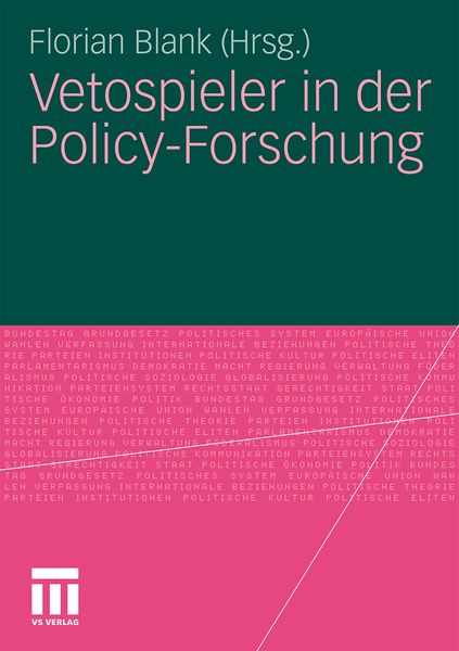 Produktbild: Vetospieler in der Policy-Forschung