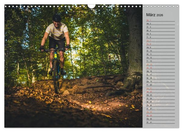 Produktbild: Mountainbike Action (Wandkalender 2026 DIN A3 quer), CALVENDO Monatskalender