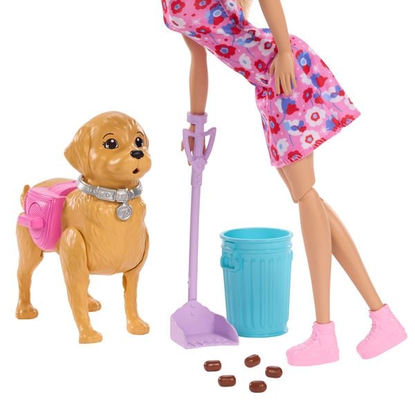 Produktbild: Barbie Hundespaziergang Spielset mit Puppe