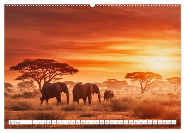 Produktbild: Ungez&auml;hmte Natur (hochwertiger Premium Wandkalender 2026 DIN A2 quer), Kunstdruck in Hochglanz