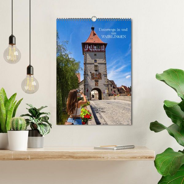 Produktbild: Unterwegs in und um Waiblingen (Wandkalender 2027 DIN A3 hoch), CALVENDO Monatskalender