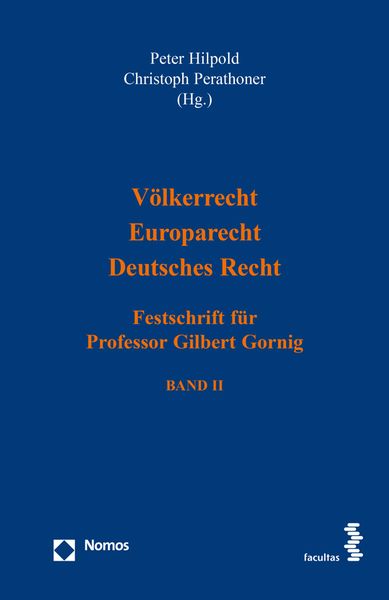 Produktbild: V&ouml;lkerrecht &ndash; Europarecht &ndash; Deutsches Recht