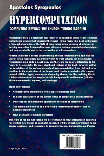 Produktbild: Hypercomputation