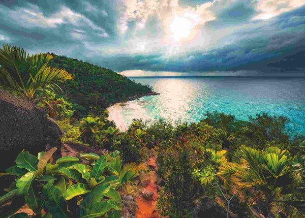 Produktbild: Erwachsenenpuzzle 1000 Teile - Praslin Seychelles