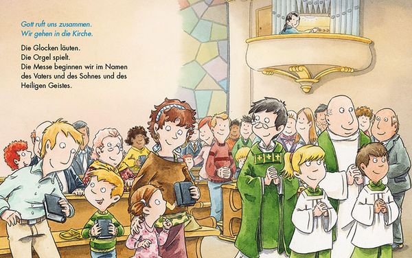 Produktbild: Komm mit in die Kirche (Pappbilderbuch)