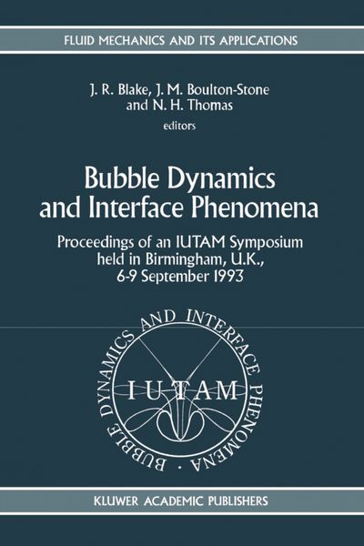 Produktbild: Bubble Dynamics and Interface Phenomena