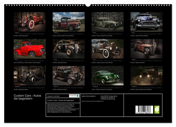Produktbild: Custom Cars - Autos die begeistern (hochwertiger Premium Wandkalender 2026 DIN A2 quer), Kunstdruck in Hochglanz