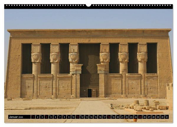 Produktbild: Zwischen Luxor und Qena - antikes &Auml;gypten am Nil (Wandkalender 2026 DIN A2 quer), CALVENDO Monatskalender