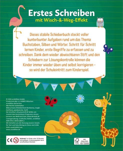 Produktbild: Erstes Schreiben &ndash; mit Wisch-&-Weg-Effekt