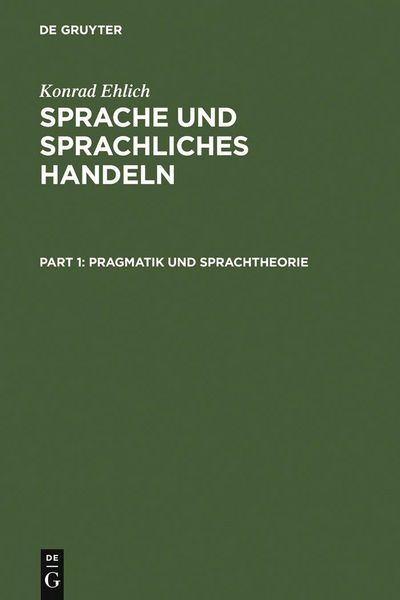 Produktbild: Sprache und sprachliches Handeln