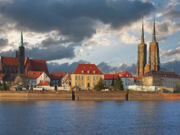 Produktbild: CALVENDO Puzzle Dominsel Breslau | 1000 Teile Lege-Gr&ouml;&szlig;e 64x48cm Foto-Puzzle f&uuml;r gl&uuml;ckliche Stunden