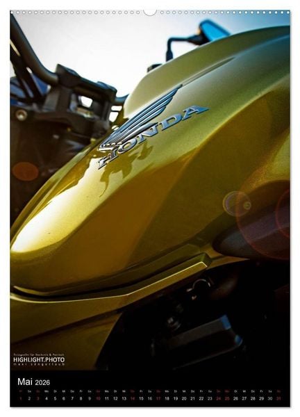 Produktbild: HONDA CB1000R (hochwertiger Premium Wandkalender 2026 DIN A2 hoch), Kunstdruck in Hochglanz