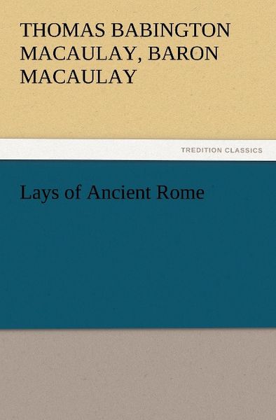 Produktbild: Lays of Ancient Rome