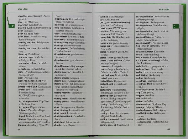 Produktbild: Fachw&ouml;rterbuch Druck und Medien