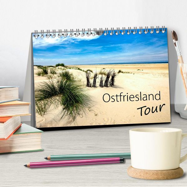 Produktbild: Ostfriesland - Tour (Tischkalender 2026 DIN A5 quer), CALVENDO Monatskalender