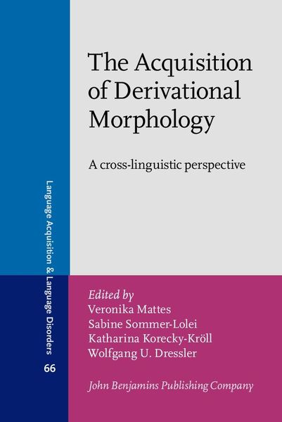 Produktbild: Acquisition of Derivational Morphology