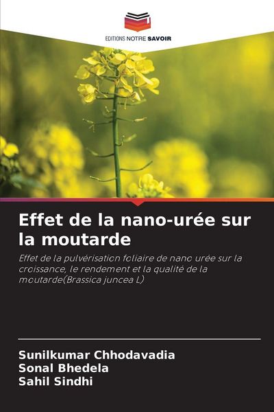 Produktbild: Effet de la nano-ur&eacute;e sur la moutarde
