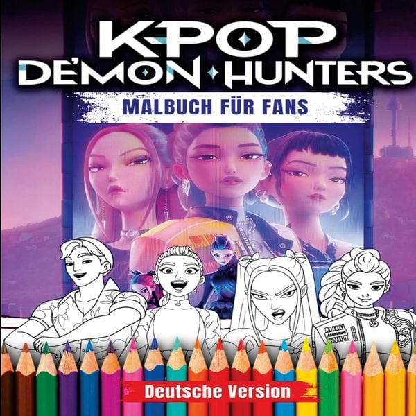 Produktbild: K-pop Demon Hunters Malbuch