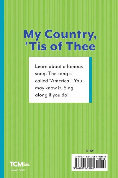 Produktbild: My Country, 'Tis of Thee