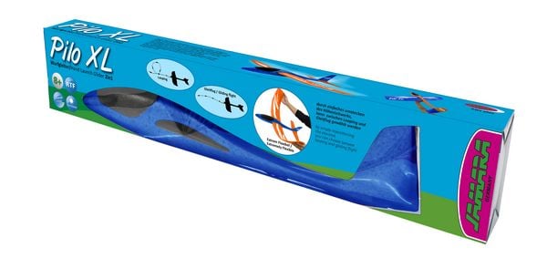 Produktbild: Pilo XL Schaumwurfgleiter EPP Tragfl&auml;che orange Rumpf blau