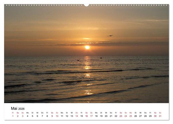 Produktbild: L&uuml;becker Bucht (hochwertiger Premium Wandkalender 2026 DIN A2 quer), Kunstdruck in Hochglanz