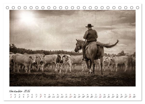 Produktbild: Mecklenburgs Wilder Westen (Tischkalender 2026 DIN A5 quer), CALVENDO Monatskalender