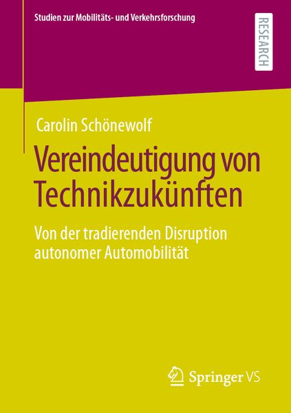 Produktbild: Vereindeutigung von Technikzuk&uuml;nften