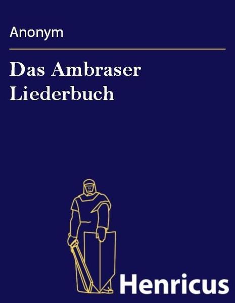 Produktbild: Das Ambraser Liederbuch