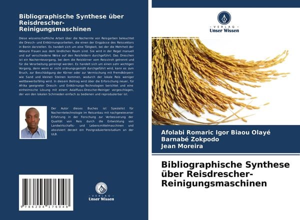 Bibliographische Synthese über Reisdrescher-Reinigungsmaschinen, Taschenbuch von Afolabi Romaric Igor Biaou Olayé , Barnabé Zokpodo , Jean Moreira,
