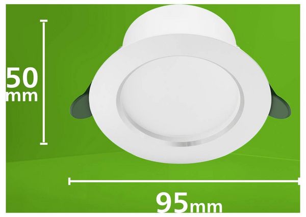 Produktbild: Philips 8720169308084 Diamond Einbauleuchte LED 2W Wei&szlig;