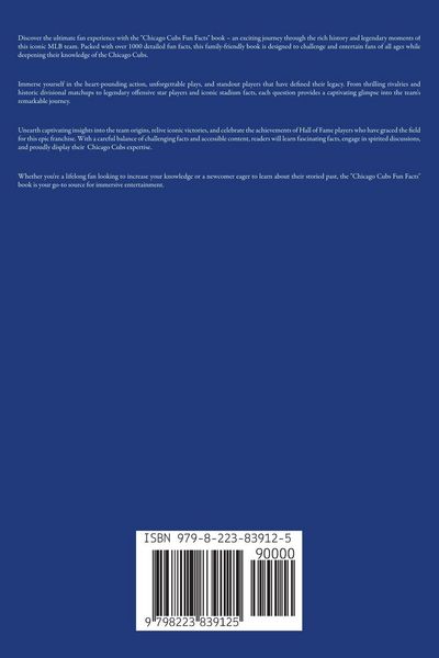 Produktbild: Chicago Cubs Fun Facts