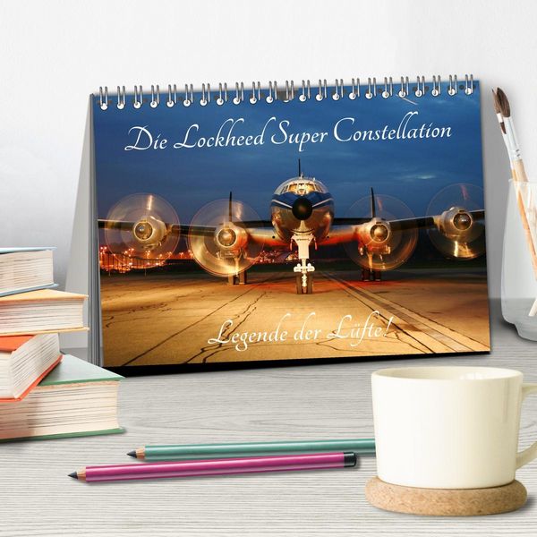 Produktbild: Lockheed Super Constellation - Legende der L&uuml;fte (Tischkalender 2026 DIN A5 quer), CALVENDO Monatskalender