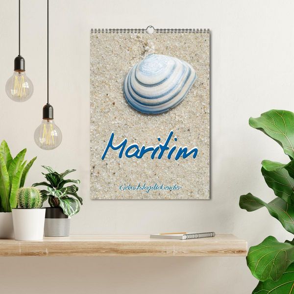 Produktbild: Maritim - Geburtstagskalender (Wandkalender 2026 DIN A3 hoch), CALVENDO Monatskalender