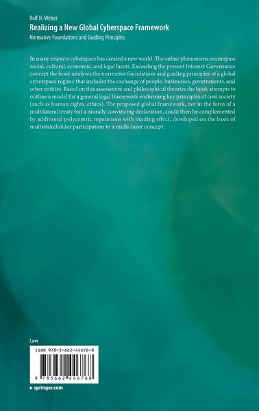 Produktbild: Realizing a New Global Cyberspace Framework