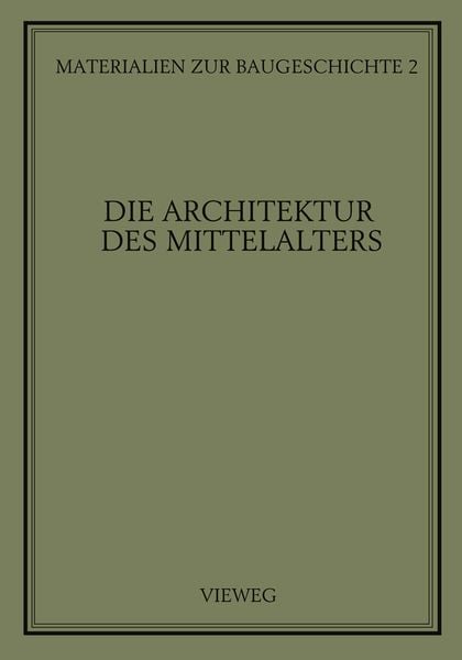 Produktbild: Die Architektur des Mittelalters