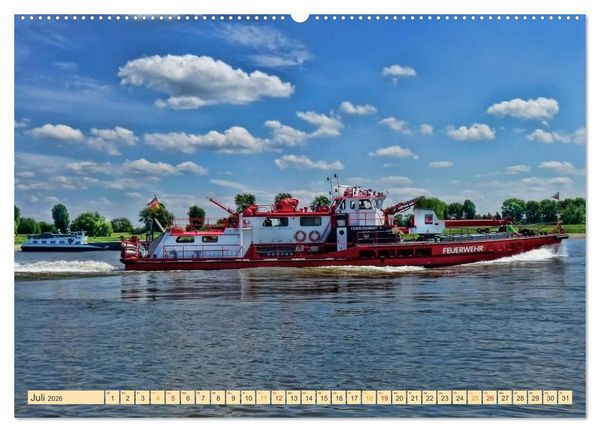 Produktbild: Feuerwehr - weltweit im Einsatz (hochwertiger Premium Wandkalender 2026 DIN A2 quer), Kunstdruck in Hochglanz