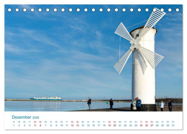Produktbild: Streifzug auf Usedom (Tischkalender 2026 DIN A5 quer), CALVENDO Monatskalender