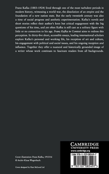 Produktbild: Franz Kafka in Context
