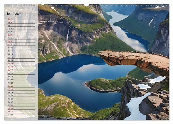 Produktbild: Magische Momente mit Naturspektakeln (hochwertiger Premium Wandkalender 2027 DIN A2 quer), Kunstdruck in Hochglanz