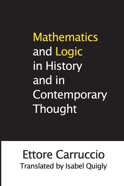 Produktbild: Mathematics and Logic in History and in Contemporary Thought