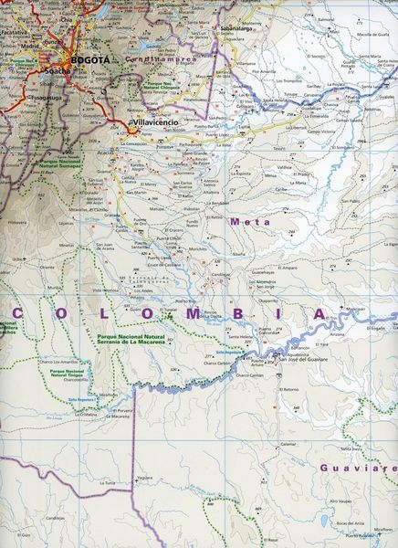 Produktbild: Reise Know-How Landkarte Kolumbien / Colombia (1:1.400.000)