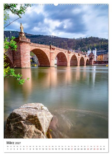 Produktbild: Heidelberg - Deutschlands romantisches Highlight (hochwertiger Premium Wandkalender 2027 DIN A2 hoch), Kunstdruck in Hochglanz