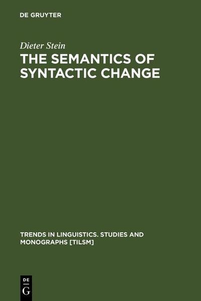 Produktbild: The Semantics of Syntactic Change