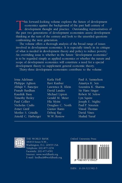Produktbild: Frontiers of Development Economics