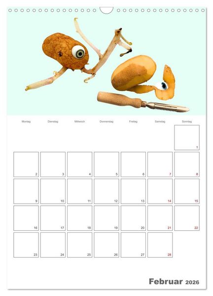 Produktbild: Mord in der Gem&uuml;sek&uuml;che (Wandkalender 2026 DIN A3 hoch), CALVENDO Monatskalender