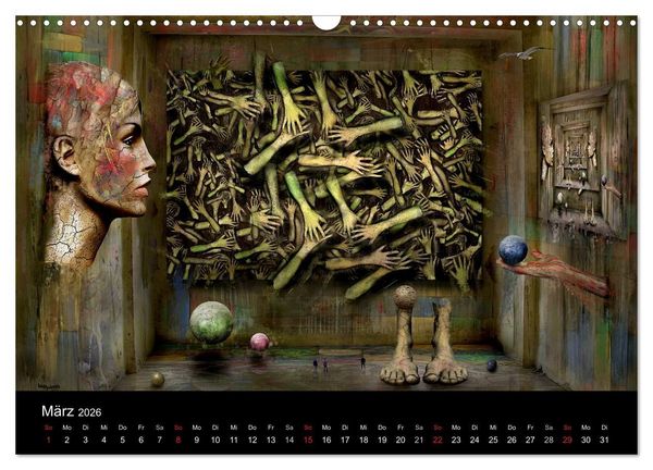 Produktbild: Moderner Surrealismus (Wandkalender 2026 DIN A3 quer), CALVENDO Monatskalender