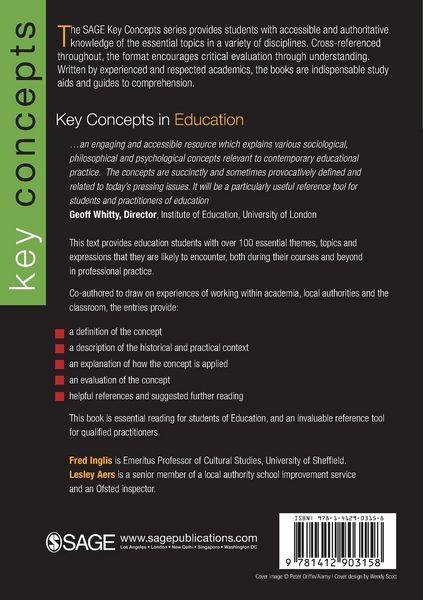 Produktbild: Key Concepts in Education