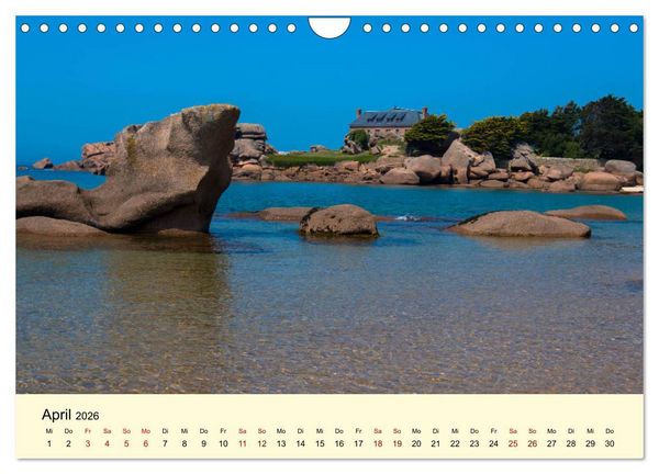 Produktbild: Einzigartige C&ocirc;te Granit Rose (Wandkalender 2026 DIN A4 quer), CALVENDO Monatskalender