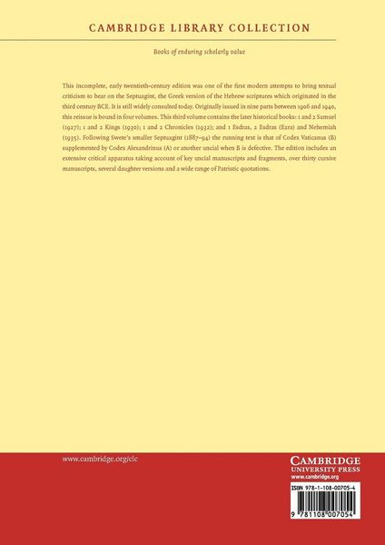 Produktbild: The Old Testament in Greek