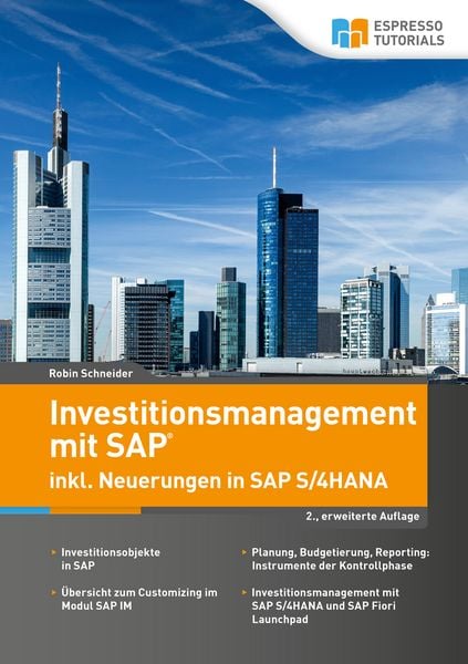Produktbild: Investitionsmanagement mit SAP inkl. Neuerungen in SAP S/4HANA